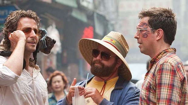 Wolf Pack Allegedly Busting Alan Out of Looney Bin in "Hangover III"