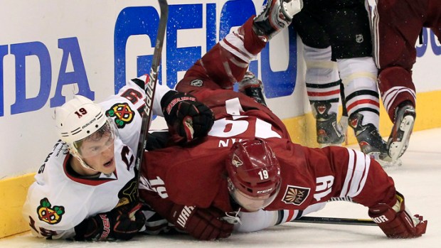 Hawks Fall to Coyotes in OT