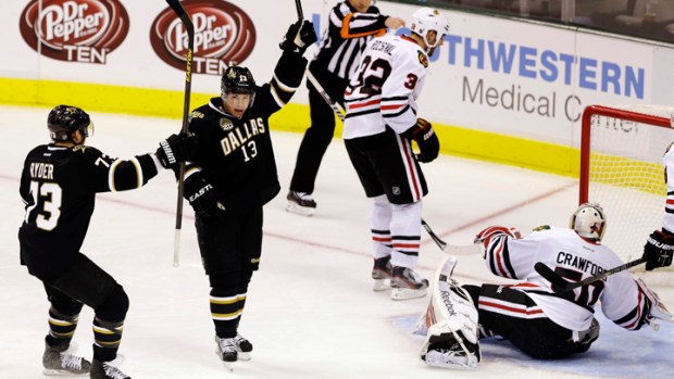 Blackhawks Beat Stars in OT