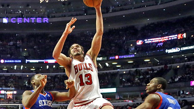 Noah's Triple-Double Too Much for 76ers