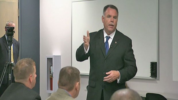 Police Superintendent Meets with New Recruits