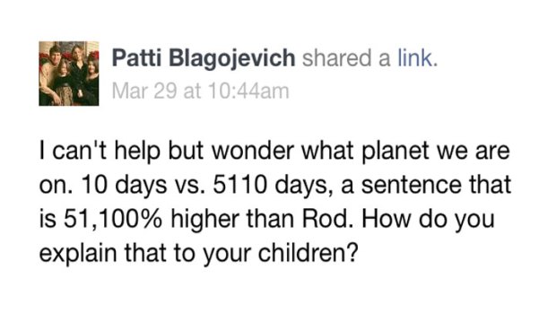 Patti Complains About Rod's Sentence