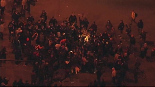 Sky 5: Brawls Break Out in Large Crowds After Trump Cancels Chicago Rally
