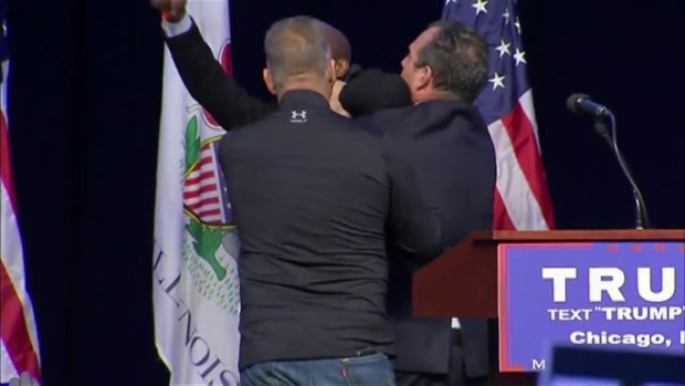 Jedidiah Brown Forcibly Removed From Stage After Trump Cancels Rally