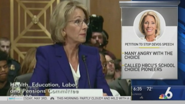 Betsy DeVos Booed As She Delivers Commencement Speech at Bethune-Cookman University