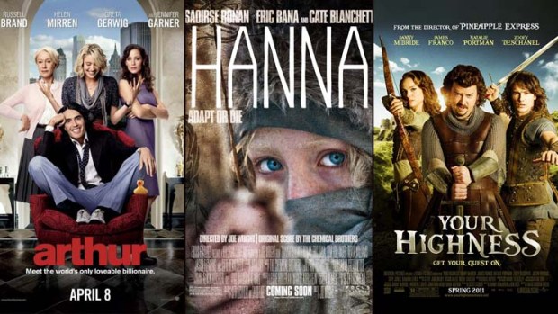 This Week's New Movies: "Arthur," "Hanna" & "Your Highness"