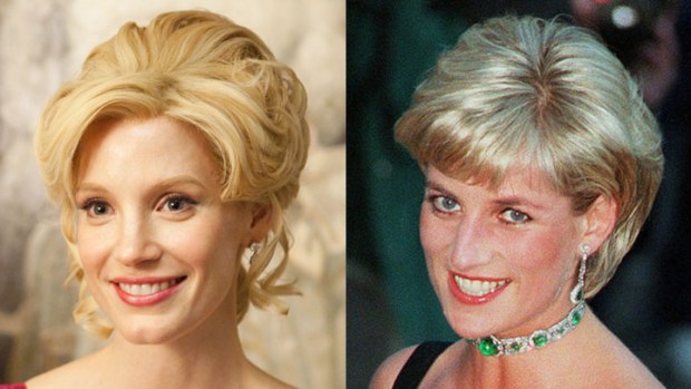 Jessica Chastain to Star in Princess Di Affair Film