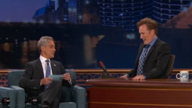 Emanuel Makes Conan a Chicago "Citizen"