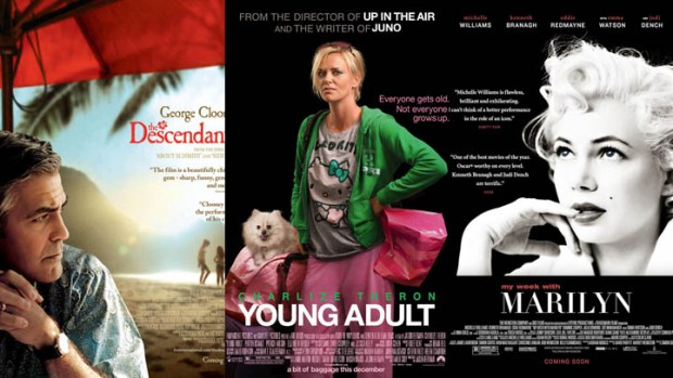 Now on Home Video: "The Descendants," "Young Adult," "My Week With Marilyn" & More
