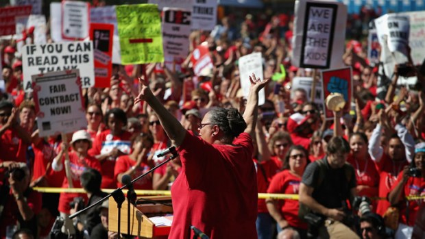 U.S. Teachers Unions Take A Hit