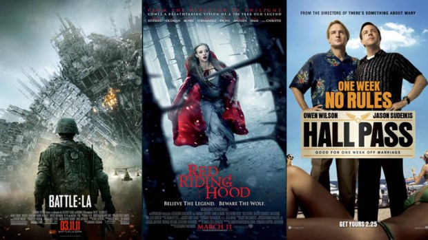 New on Home Video: "Battle: Los Angeles," "Red Riding Hood" & "Hall Pass"