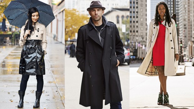 Burberry Unleashes Trench Coats on Chicago