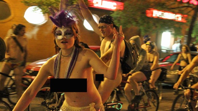 PHOTOS: World Naked Bike Ride