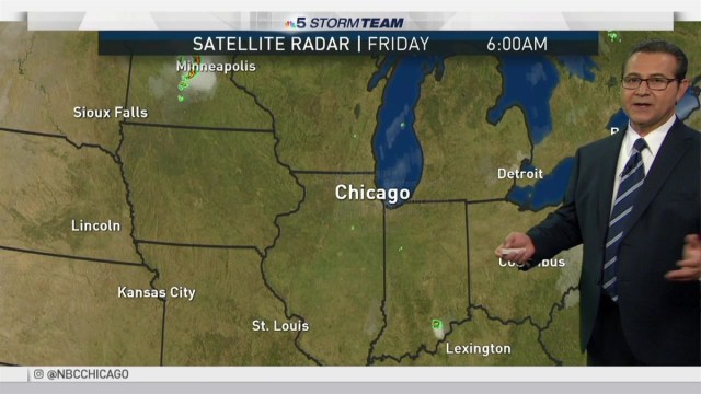 <p>Fall officially arrives this afternoon, but it appears summer isn't going away just yet. Andy Avalos has the latest forecast update for the Chicago area.</p>