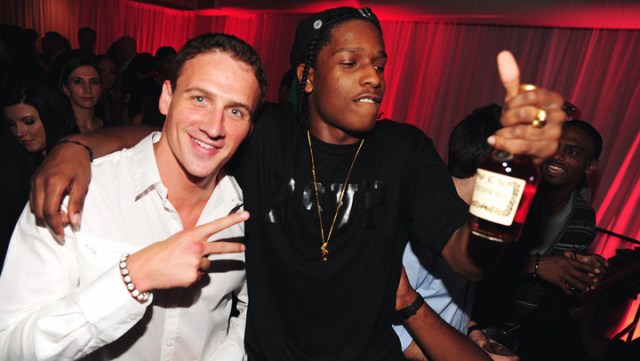 Olympian Ryan Lochte Kicks it in Chicago