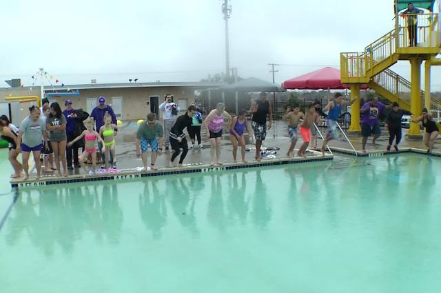 Brr! Dozens Take Polar Plunge