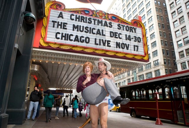 Naked Cowboy Takes On Chicago