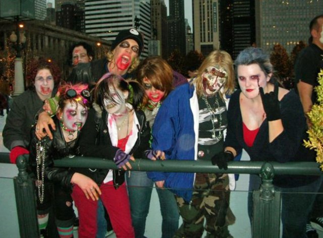 Zombies Take Over Millenium Park