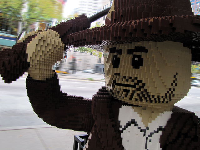 PHOTOS: Lego Sculptures on Michigan Avenue