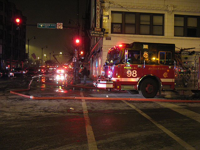 Blaze Engulfs Greektown Restaurant