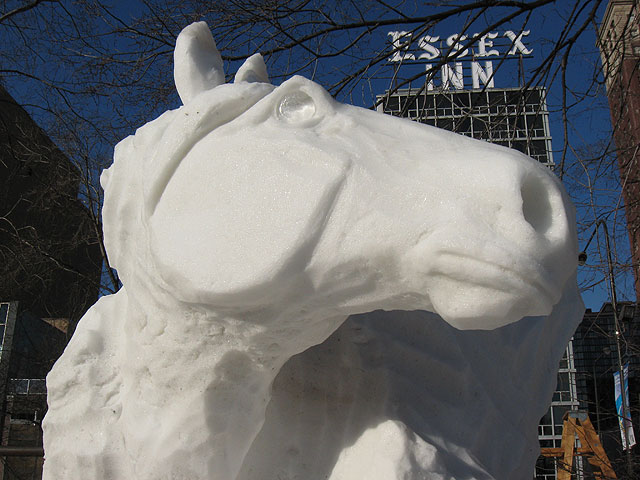 Snow Sculptors Art the Park