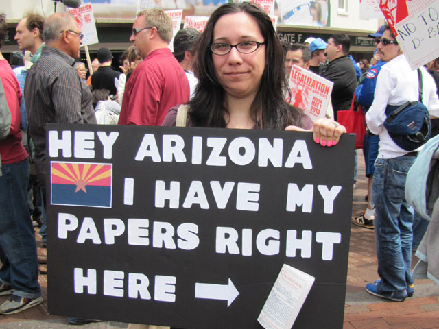 PHOTOS: Wrigley Immigration Protest