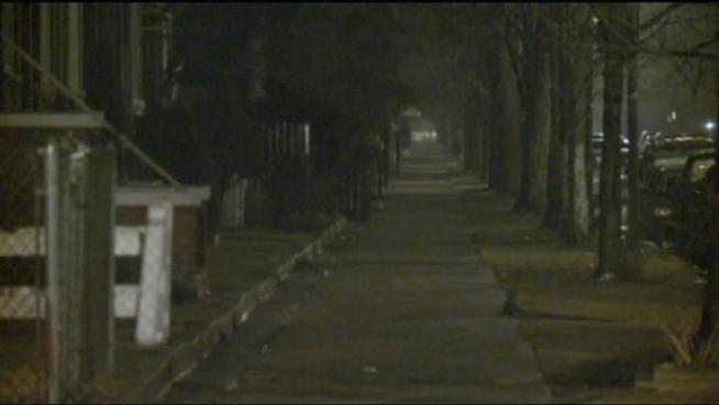 Police said three teenagers were walking down Rockwell Tuesday when a gunman stepped out of a silver car and opened fire, shooting one of the kids in the head, chest and neck. The other two were not hurt.