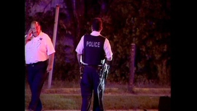A Chicago police officer and motorcyclist suffered injuries in head-on crash.