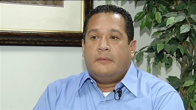 Officer Anthony Hernandez says his supervisor falsified time records and was demoted when he brought up the issue. Phil Rogers reports.