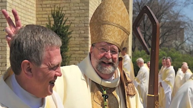 During the message at St. Mary's Cathedral in Peoria, Roman Catholic Bishop Daniel Jenky contended social services for Catholics could be eliminated if Obama's directive to include contraceptives in health insurance continues. Jenky went on to compare the actions to past cultural wars against the Catholic Church. The Anti-Defamation League has demanded an apology. Natalie Martinez reports.