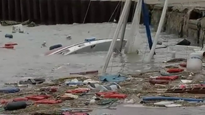 Take a look at some of the destruction a Fall storm caused Wednesday.