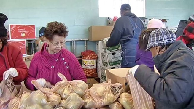 Greater Chicago Food Depository CEO says demand is up 85 percent in the last five years. Phil Rogers reports.