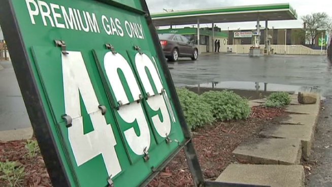 The website Gasbuddy.com reports a gallon of regular gasoline here in Chicago runs an average of $4.50, which is about .65 cents higher than the national average.  Los Angeles averages about $4.25 per gallon of regular.