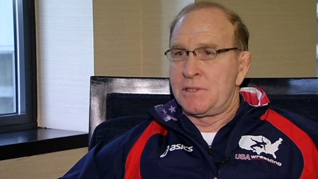 Dan Gable, the legendary former coach of the Iowa Hawkeyes has added his considerable heft to the fight. Phil Rogers reports.