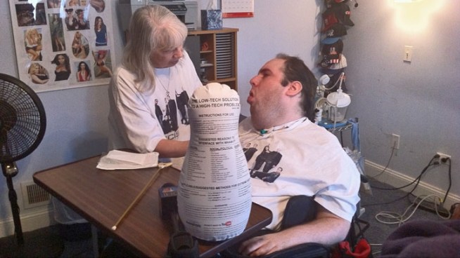 Facing a mountain of bills, 27-year-old Dan Crews of Antioch is on the verge of losing his home and doesn't want to die in a nursing home.
