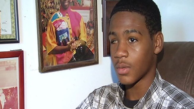 Oct. 4, 2011: Darion Jones said he lost a prosthetic eye and a tooth in the Saturday afternoon attack. He said the teens who beat him were driven to his home by a pair of high school coaches.