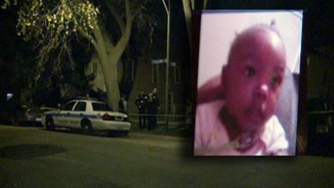 The grandmother and grandfather of a 1-year-old girl shot Thursday morning talk to reporters about what happened. 