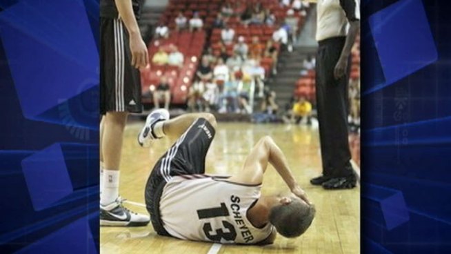 It was one year ago that a bizarre eye injury knocked the Glenbrook North baller down and nearly off the basketball court for good.