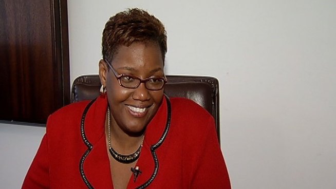 Karen Freeman-Wilson is celebrating Wednesday after twice losing the mayoral race.