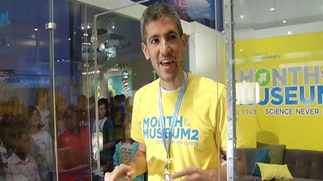 Kevin Byrne was greeted with a lot of fanfare as he moved into his new digs at 57th and Lake Shore Drive -- better known as the Museum of Science and Industry.