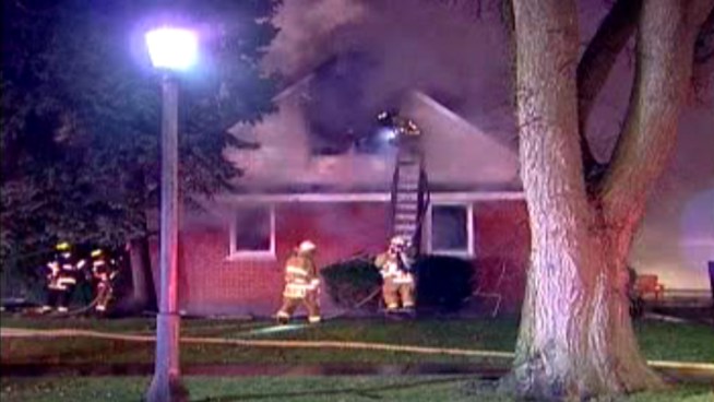 Two people died after an extra-alarm fire early Saturday in La Grange. Sharon Wright reports for NBC News at 5 p.m. on Saturday, Dec. 8, 2012.