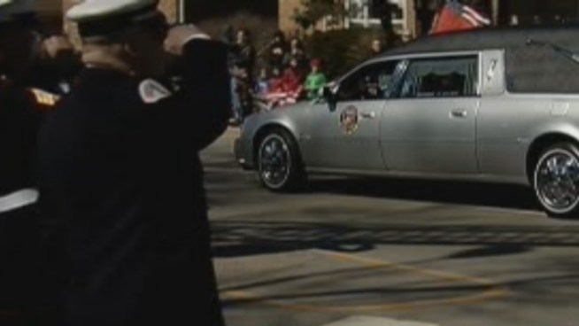 Sharon Wright covers the funeral of Cpl. Connor Lowry who was killed in Afghanistan.