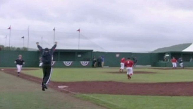 Mason Kamp of the McHenry County Outlaws baseball team told his family, his mother, and himself that he would hit a home run at the Cooperstown Dreams Park youth baseball invitational tournament to give his sick mom some peace of mind. He delivered, and then some.