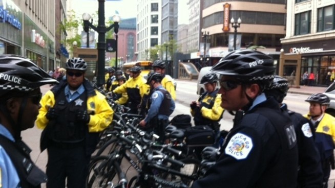 At noon Occupy Chicago joined about 75 other groups at Union Park at the corner of Ashland and Lake. The larger group will march east back into the Loop, where they'll end up at Federal Plaza. NBC Chicago reporter Anthony Ponce has the details.