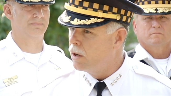 Chicago Police Supt. Garry McCarthy held a press conference Saturday afternoon to announce two gang-related drug busts and progress with the department's anti-violence strategy.