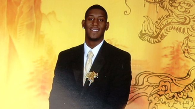 Michael Haynes, 22, had committed to playing Division 1 college basketball for the Iona Gaels this fall. He was killed Thursday night in a shooting reportedly stemming from an argument about a necklace. Sharon Wright reports.
