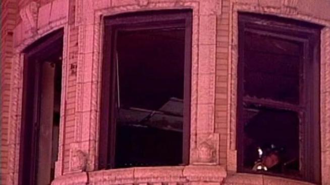 An 85-year-old man is in serious to critical condition after a fire at Diversey and Pine Grove Saturday night.