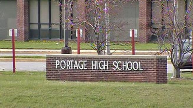 A 15-year-old freshman at Portage High School in Indiana was arrested last week over nude photos of two female classmates on his cell phone.