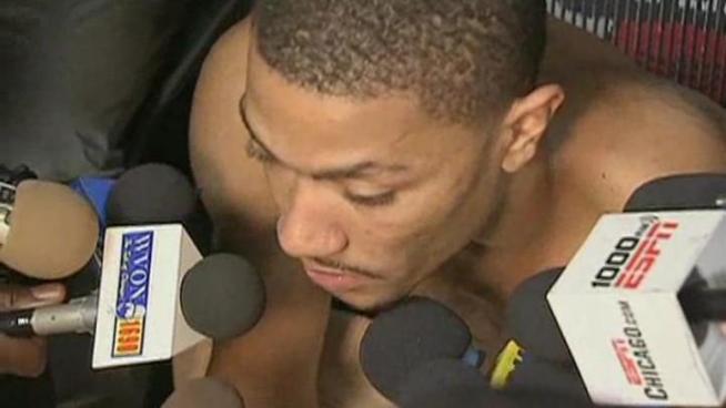 Derrick Rose tweaked his left ankle again in the Bulls Game 1 loss to Atlanta, but says he will be ready for Game 2.
