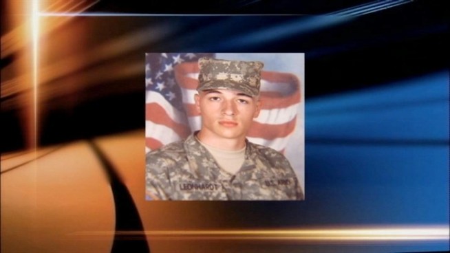 Official says soldiers were working on clearing supply routes of improvised bombs when one went off.